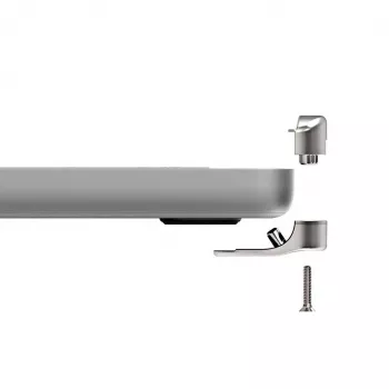 Compulocks Ledge Lock Adapter MacBook Pro 16 collu M1 M2 M3 ar atslēgas kabeļa slēdzeni, sudraba