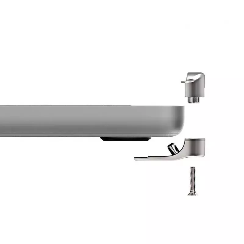 Compulocks Ledge Lock Adapter MacBook Pro 16 collu M1 M2 M3 ar atslēgas kabeļa slēdzeni, sudraba