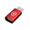 Microconnect MC-AAADAP-SC savienotāju adapteris USB A sarkans
