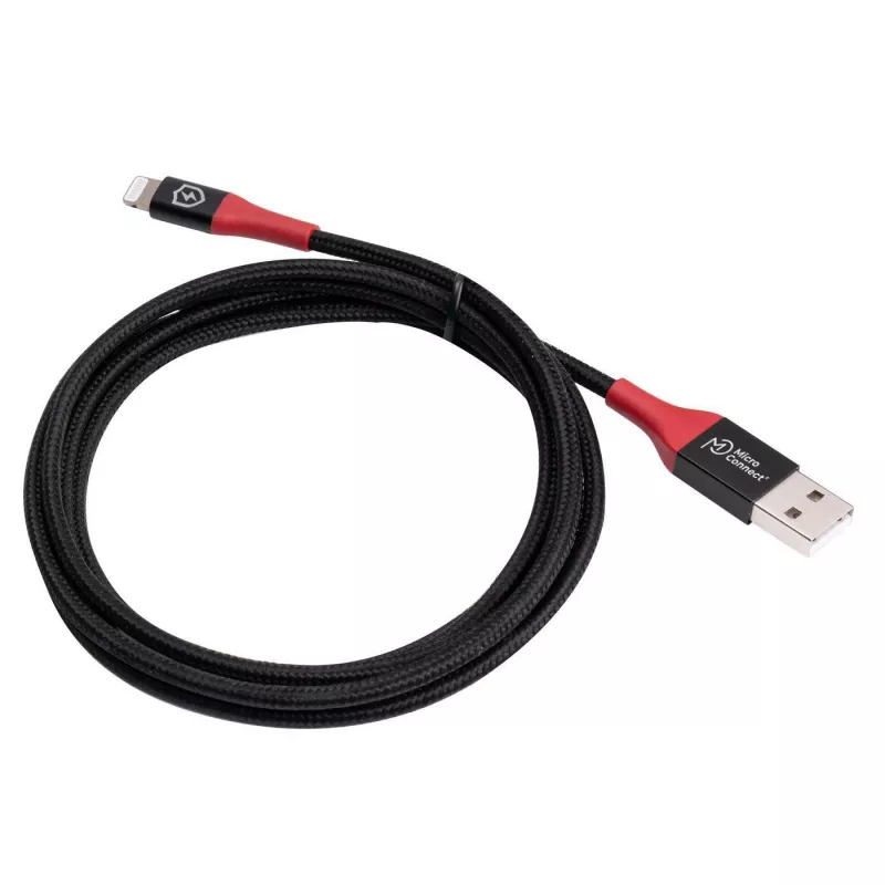 Microconnect MC-ALIGHTNING-SC lightning kabelis 1,5 m Melns