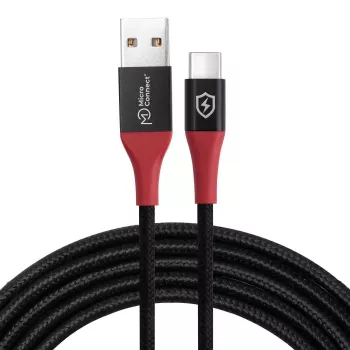 Microconnect MC-AUSBC-SC USB kabelis 1,5 m USB A USB C Melns