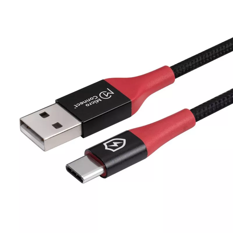 Microconnect MC-AUSBC-SC USB kabelis 1,5 m USB A USB C Melns
