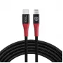 Microconnect MC-CLIGHTNING-SC zibens kabelis 1.5 m melns