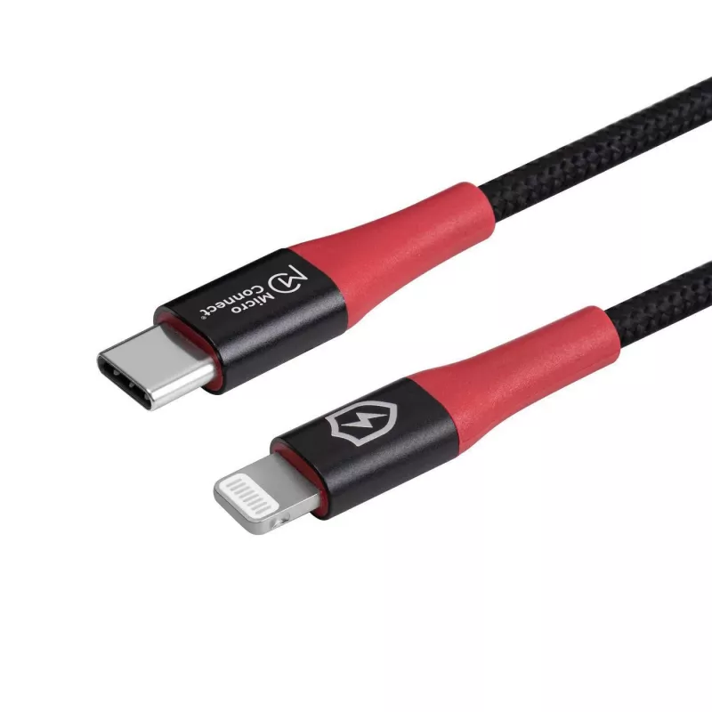 Microconnect MC-CLIGHTNING-SC zibens kabelis 1.5 m melns