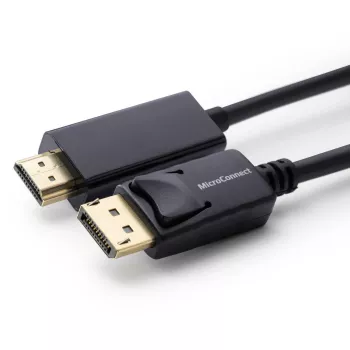 Microconnect MC-DP-HDMI-100 video kabeļa adapteris 1 m DisplayPort melns