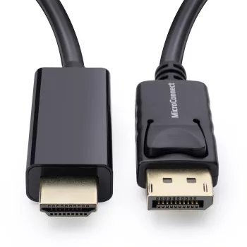 Microconnect MC-DP-HDMI-100 video kabeļa adapteris 1 m DisplayPort melns