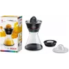 Citrus spiede Bosch MCP72GPB — elektriskā citrusaugļu spiede, nerūsējošais tērauds, 1 L sulas trauks, melna