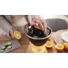 Citrus spiede Bosch MCP72GPB — elektriskā citrusaugļu spiede, nerūsējošais tērauds, 1 L sulas trauks, melna