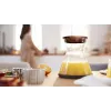 Citrus spiede Bosch MCP72GPB — elektriskā citrusaugļu spiede, nerūsējošais tērauds, 1 L sulas trauks, melna