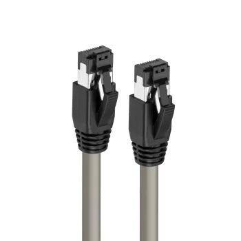 Microconnect MC-SFTP80025 tīkla kabelis pelēks 0,25 m Cat8.1 S/FTP (S-STP)