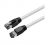 Microconnect MC-SFTP80025W tīkla kabelis balts 0,25 m Cat8.1 S/FTP (S-STP)