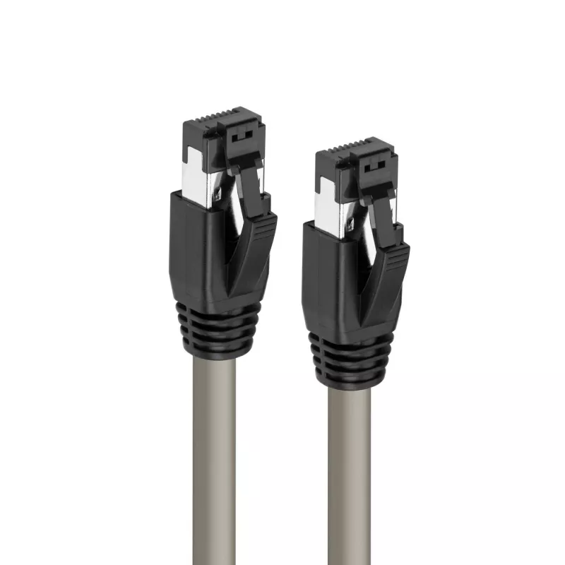 Microconnect MC-SFTP8010 tīkla kabelis Pelēks 10 m Cat8.1 S/FTP (S-STP)