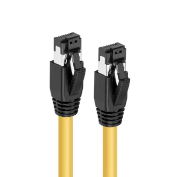 Microconnect MC-SFTP801Y tīkla kabelis dzeltens 1 m Cat8.1 S/FTP (S-STP)