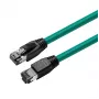 Microconnect MC-SFTP803G tīkla kabelis zaļš 3 m Cat8.1 S/FTP (S-STP)