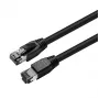 Microconnect MC-SFTP8075S tīkla kabelis Melns 7.5 m Cat8.1 S/FTP (S-STP)