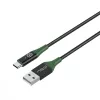 Microconnect MC-SMART USB-A-C-02 USB kabelis USB 2.0 2 m USB A USB C Melns, Zaļš