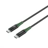 Microconnect MC-SMART USB-C-C-02 USB kabelis USB 2.0 2 m USB C, melns, zaļš