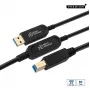 Microconnect MC-USB3.0AB10OP USB kabelis USB 3.2 Gen 2 (3.1 Gen 2) 10 m USB A USB B Melns