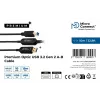 Microconnect MC-USB3.0AB10OP USB kabelis USB 3.2 Gen 2 (3.1 Gen 2) 10 m USB A USB B Melns