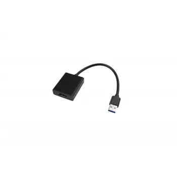 Microconnect MC-USB3.0HDMI video kabeļa adapteris 0,15 m HDMI tips A (standarta) USB tips-A melns