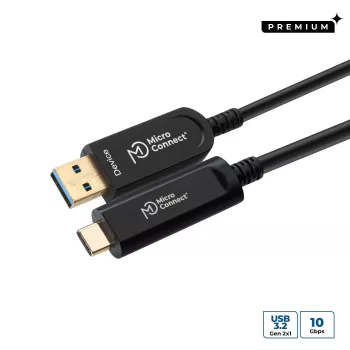 Microconnect MC-USB3.2CA5OP USB kabelis USB 3.2 Gen 2 (3.1 Gen 2) 5 m USB A USB C Melns