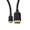 Microconnect MC-USBCDP1 video kabeļa adapteris 1 m USB Type-C DisplayPort Melns