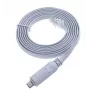 Microconnect MC-USBCETHM USB kabelis 1.8 m USB A RJ-45 melns