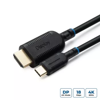 Microconnect MC-USBCHDMI2 video kabeļa adapteris 2 m USB Type-C HDMI Melns