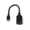 Microconnect MC-USBCHDMI-A video kabeļa adapteris 0,2 m USB C HDMI Melns