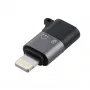Kabeļa dzimuma mainītājs Microconnect MC-USBCLIGHT USB-C uz Lightning sudraba krāsā