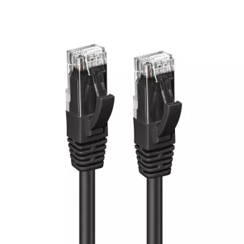 Microconnect MC-UTP6A03S tīkla kabelis melns 3 m Cat6a U/UTP (UTP)