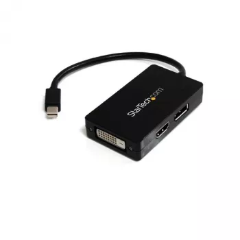StarTech.com Travel A/V adapteris: 3-in-1 Mini DisplayPort uz DisplayPort, DVI vai HDMI pārveidotājs