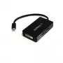 StarTech.com Travel A/V adapteris: 3-in-1 Mini DisplayPort uz DisplayPort, DVI vai HDMI pārveidotājs