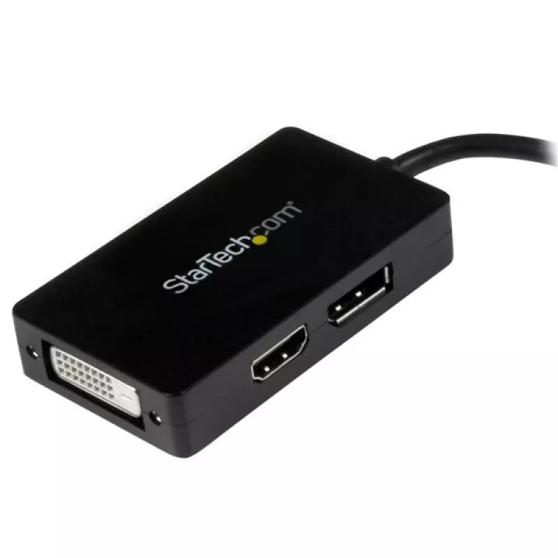 StarTech.com Travel A/V adapteris: 3-in-1 Mini DisplayPort uz DisplayPort, DVI vai HDMI pārveidotājs