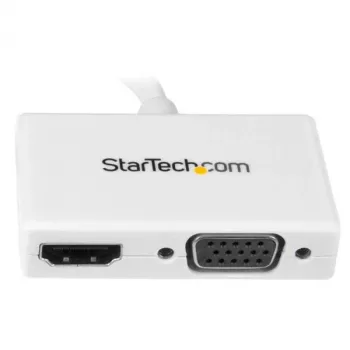 StarTech.com Ceļojumu A/V adapteris: 2 vienā Mini DisplayPort uz HDMI vai VGA pārveidotājs - Balts