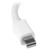 StarTech.com Ceļojumu A/V adapteris: 2 vienā Mini DisplayPort uz HDMI vai VGA pārveidotājs - Balts
