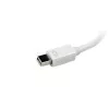 StarTech.com ceļojumu A/V adapteris: 3-in-1 Mini DisplayPort uz VGA DVI vai HDMI pārveidotājs - Balts