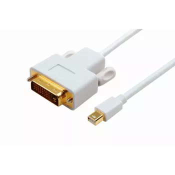 Microconnect MDPDVI1 video kabeļa adapteris 1 m Mini DisplayPort DVI-D balts