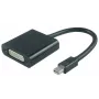 Microconnect MDPDVI3B video kabeļa adapteris 0,15 m Mini DisplayPort DVI-I Melns