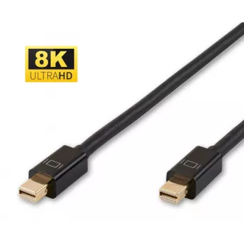 Microconnect MDPMDP1BV1.4 DisplayPort kabelis 1 m Mini DisplayPort melns