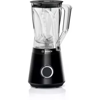 Galda blenderis Bosch Serie 4 MMB6141B — 1200 W, 1,5 l Tritan bļoda, 2 ātrumu pakāpes, ledus smalcināšana, melns