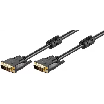 Microconnect MONCC2F DVI kabelis 2 m DVI-D Melns