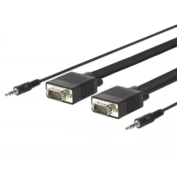 Microconnect MONGG3BMJ VGA kabelis 3 m VGA (D-Sub) melns