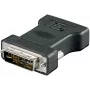 Microconnect MONJK savienotāju adapteris DVI-I VGA Melns