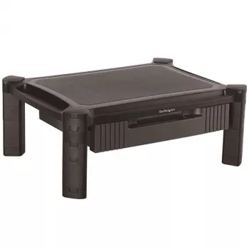 StarTech.com Monitora paaugstinātājs - atvilktne - augstumā regulējams, brīvi stāvošs, 10 kg, 33 cm (13 collas), 81,3 cm (32 collas), augstuma regulēšana, melns