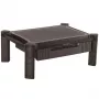 StarTech.com Monitora paaugstinātājs - atvilktne - augstumā regulējams, brīvi stāvošs, 10 kg, 33 cm (13 collas), 81,3 cm (32 collas), augstuma regulēšana, melns