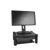 StarTech.com Monitora paaugstinātājs - atvilktne - augstumā regulējams, brīvi stāvošs, 10 kg, 33 cm (13 collas), 81,3 cm (32 collas), augstuma regulēšana, melns