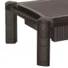 StarTech.com Monitora paaugstinātājs - atvilktne - augstumā regulējams, brīvi stāvošs, 10 kg, 33 cm (13 collas), 81,3 cm (32 collas), augstuma regulēšana, melns