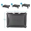 StarTech.com Monitora paaugstinātājs - atvilktne - augstumā regulējams, brīvi stāvošs, 10 kg, 33 cm (13 collas), 81,3 cm (32 collas), augstuma regulēšana, melns