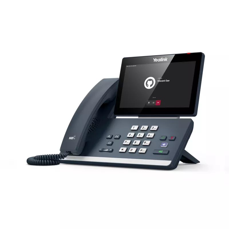 Yealink MP58 Microsoft Teams Edition, IP tālrunis, pelēks, vadu klausule, galda, Android, Microsoft Teams